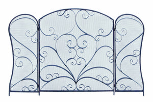 Metal Fire Screen with Modern or Conventional Décor