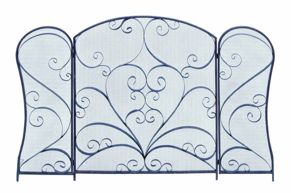 Metal Fire Screen with Modern or Conventional Décor