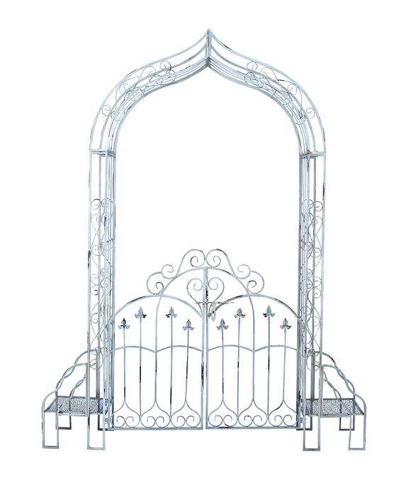 Sturdyg Metal Garden Gate in Black Finish