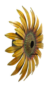 Realistic and Captivating Sunflower Bird House 16"D