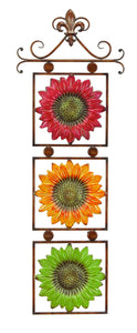 METAL SUNFLOWER DECOR 13 INCHES WIDE GIFT FOR EVERY ONE