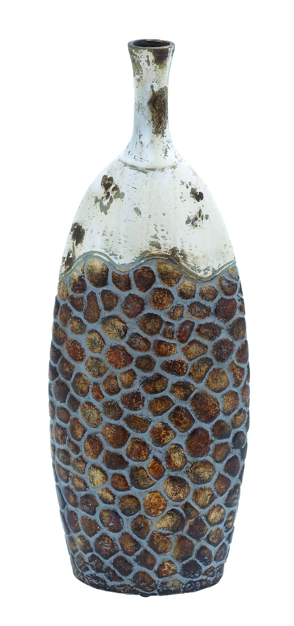 Classic Ceramic Vase in Traditional Water Flask Shape