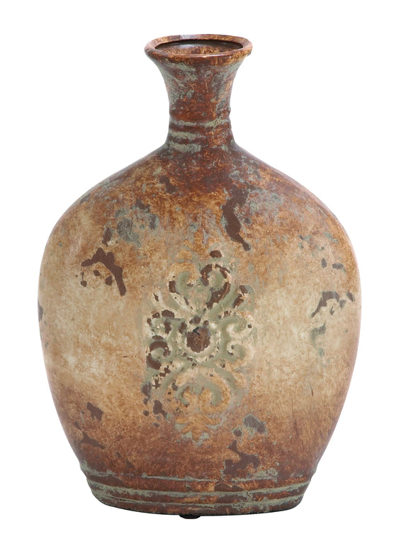 Ceramic Vase with Classic Design in Soft Earthy Colors