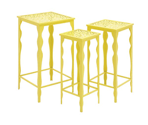 The Funky Set of 3 Metal Plant Stand