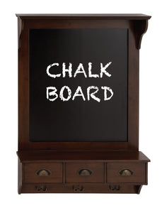 The Nostalgic Wood Chalkboard Shelf