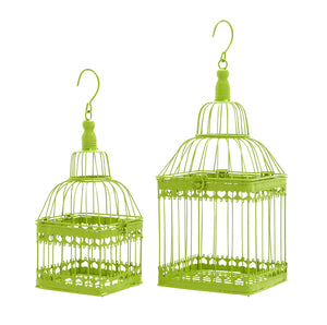 Bird Cage with Unique and Solid Design - Set of 2