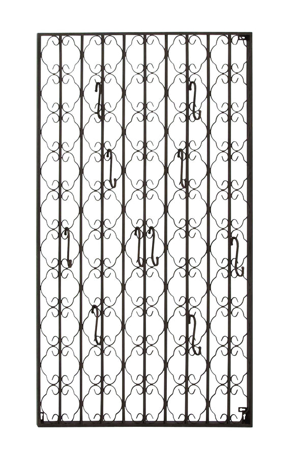 Unique design metal wall hook panel