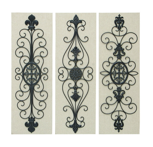 Wood Metal Decor 3 Assorted 36