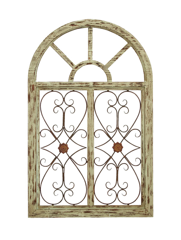 Wooden Gate Style Garden Wall Plaque