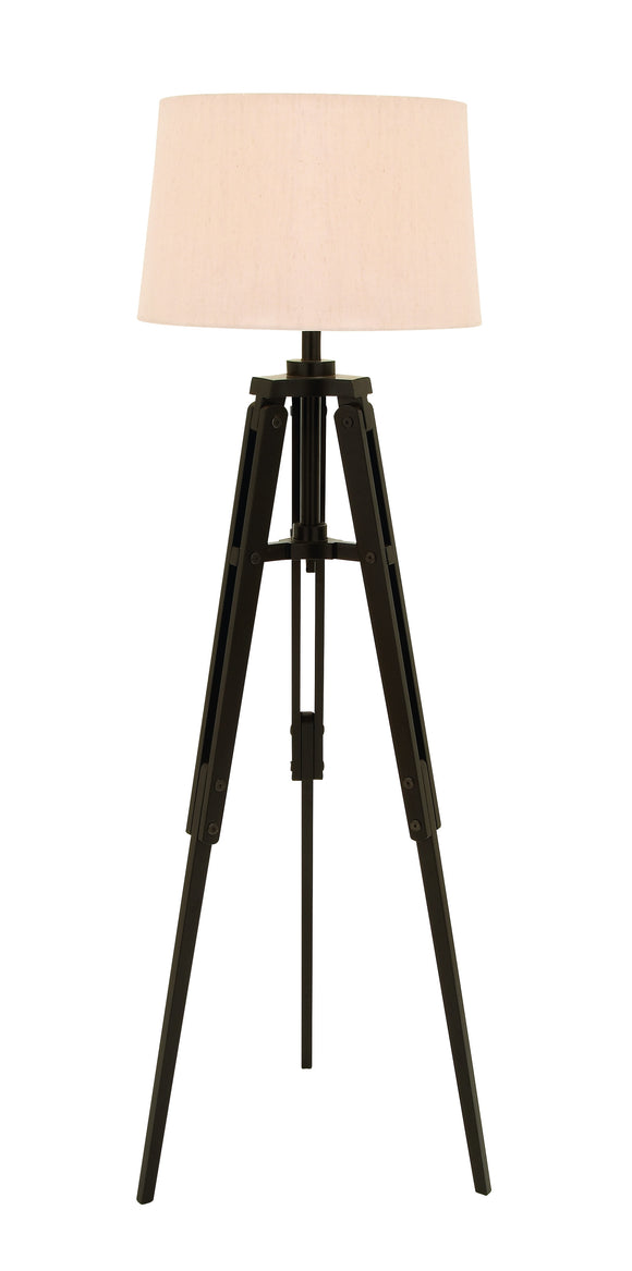 Old World Floor Lamp With Tripod From Nostalgic Silent Film Era