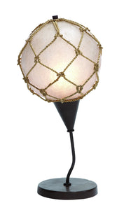 “V" Shape Fishing Net Design Lamp with an Adjoining Sleek