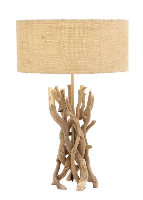 The Cool Driftwood Metal Table Lamp