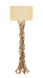 The Simple Driftwood Metal Floor Lamp