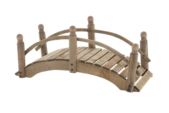 Creative Styled Attractive Wood Garden Bridge Planter