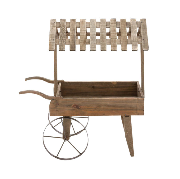 Nostalgic Wood Metal Covered Cart