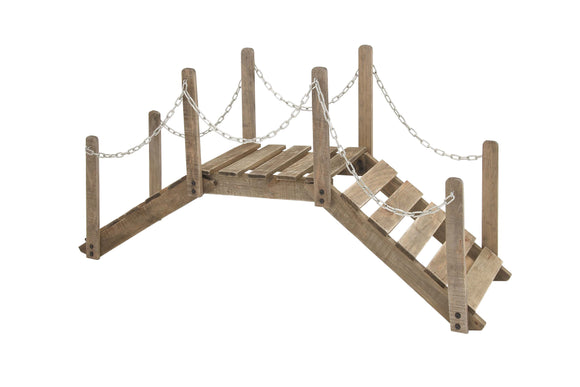 Creative Styled Classy Wood Metal Bridge