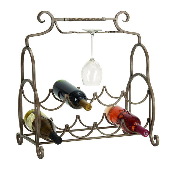 METAL WINE RACK SOMETHING UNIQUE FOR BAR AREA