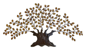 Metal Decor Tree 75"W, 41"H Wall Decor