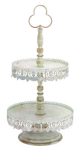 Old Look Victorian Two Tier Treat Tray