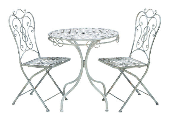 Patio Vintage Themed Outdoor Table And Chair Set