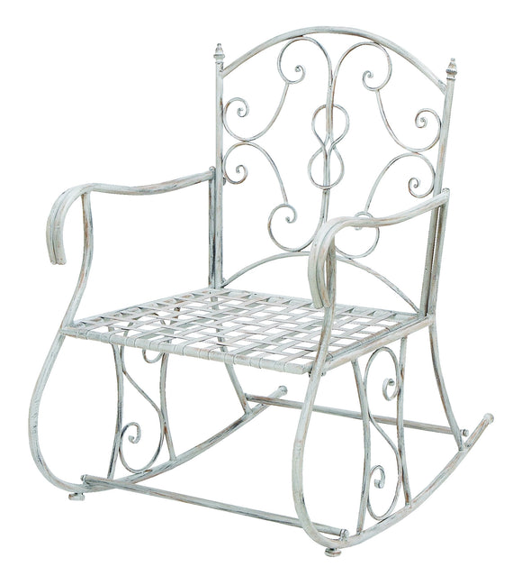 Old Classic Themed Outdoor Rocking Arm Chair