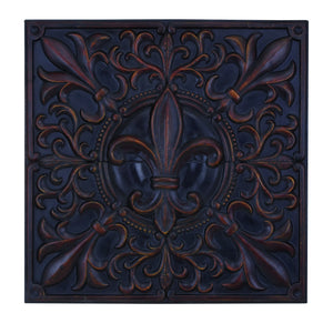 Impressive Fleur-de-Lis Themed Wall Plaque décor