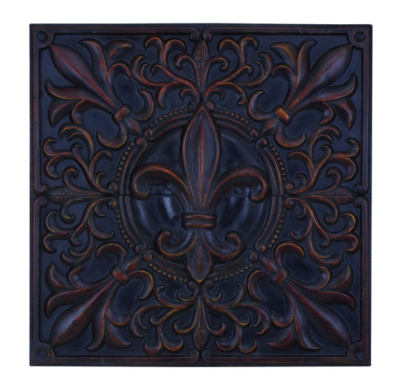 Impressive Fleur-de-Lis Themed Wall Plaque décor