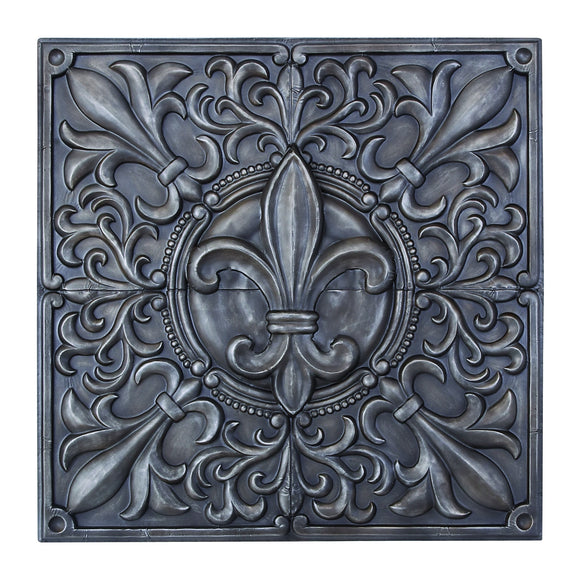 Exclusive Fleur-de-Lis Themed Wall Plaque décor