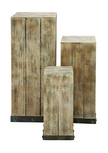 Mastercraft Wood Pedestal Set For Your décor Items