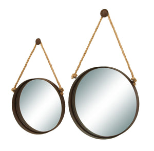 Nautical Décor Looking Glass - Ocean Porthole Mirror Set