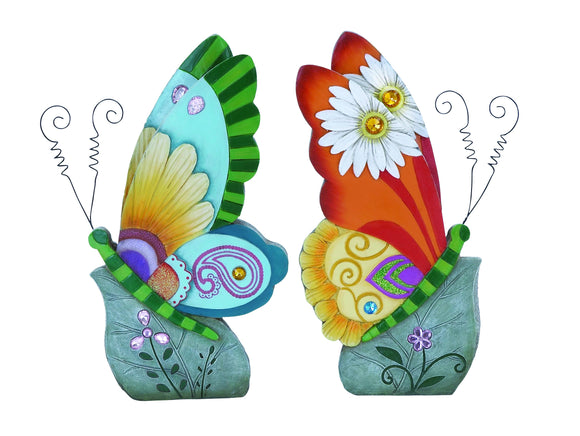 Beautiful Butterfly Decor 2 Assorted Beautiful & Colorful