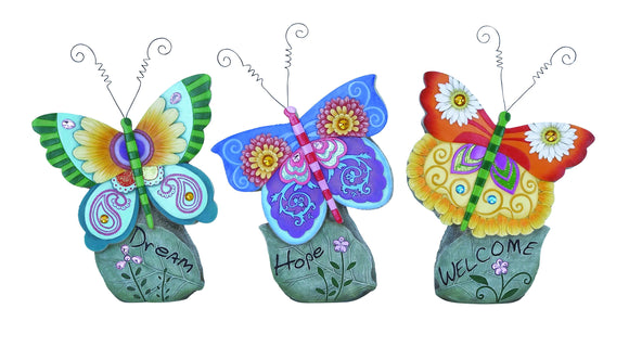 Butterfly 3 Assorted Casual Looking Colorful & Beautiful