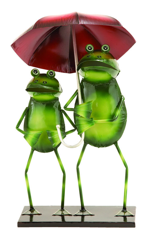 Outdoor Decor Rainy Day Garden Frogs