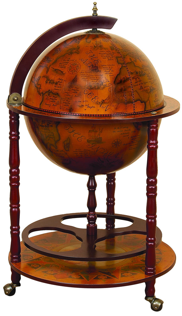 WOOD WORLD GLOBE BAR NEEDED TO ENTERTAIN GUESTS