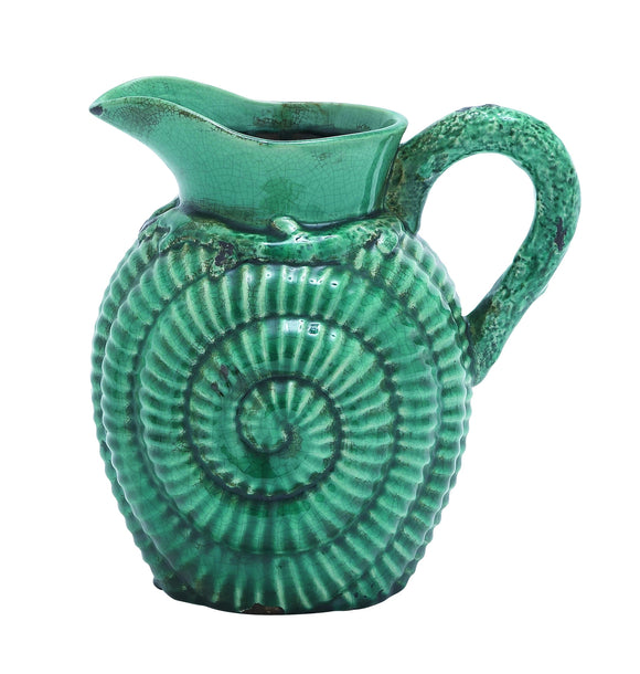 Classic Ceramic Pitcher Accented with a Distinctive Pattern