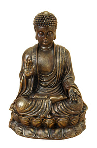 POLYSTONE BUDDHA COORDINATING TO PRESENT DECORATION