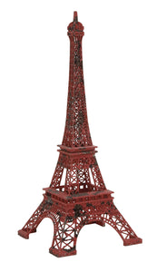 The Red Metal Eiffel Tower