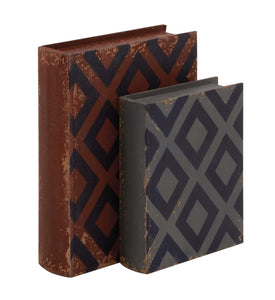 Fascinating Styled Classy Wood Leather Book Box