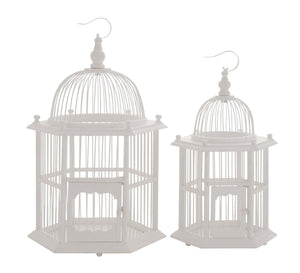 The Heavenly Set of 2 Wood Birdcage