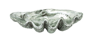 Elegant and classy silver clam shell