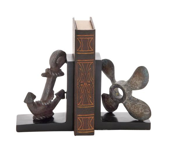 Creative Styled Interesting Polystone Bookend Pair