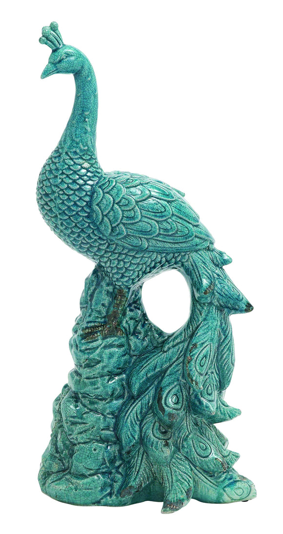 Smartly Styled Yangtze Ceramic Peacock