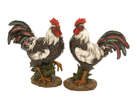 The Cool Polystone Rooster 2 Assorted