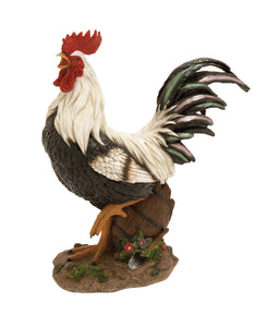 Funky Styled Polystone Large Rooster