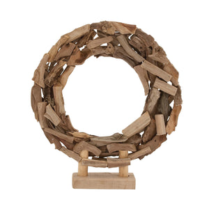 The Beautiful Wood Circle Deco