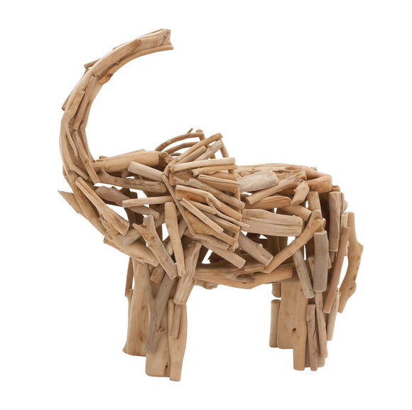 The Impactful Driftwood Elephant