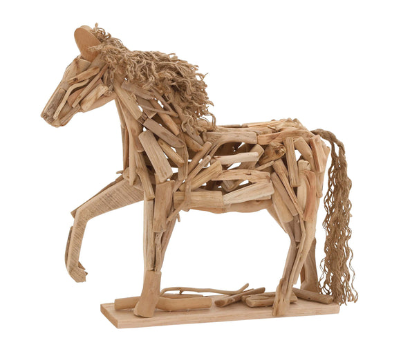 The Stunning Driftwood Horse