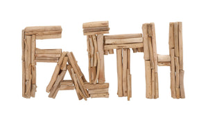 Unique and Exquisite Driftwood Faith Home Decor