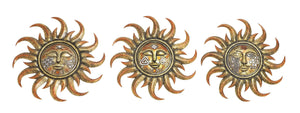 God’s Metal Polystone Sun Plaque 3 Assorted