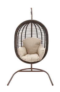 The Lovely Metal Rattan Swing